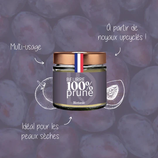 Beurre 100% Prune - Peaux Et Cheveux Secs - Biotanie - 90 Ml 2 Beurre 100% Prune - Peaux Et Cheveux Secs - Biotanie - 90 Ml – Image 2