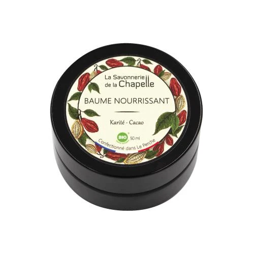 Baume Bio Beurres Précieux Karité Cacao | Visage & Corps - Peau Mature - Savonnerie De La Chapelle - 50 ML -XOXO Cosmetique Magasin Baume cacao LaChapelle