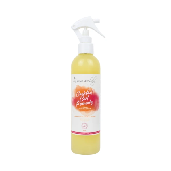 Spray Hydratant "Cocktail Curl Remedy" - Aloé Vera, Huile De Framboise Et Kératine Pure - Cheveux Abîmés, Colorés, Décolorés, Secs Ou Fourchus - Les Secrets De Loly - 310ml 1 Spray Hydratant "Cocktail Curl Remedy" - Aloé Vera, Huile De Framboise Et Kératine Pure - Cheveux Abîmés, Colorés, Décolorés, Secs Ou Fourchus - Les Secrets De Loly - 310ml