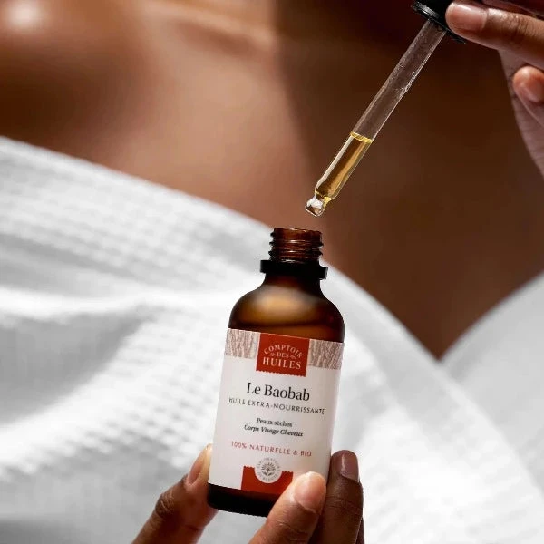 Huile De Baobab Bio Extra-nourrissante - Corps & Cheveux - Comptoir Des Huiles - 50 Ml 2 Huile De Baobab Bio Extra-nourrissante - Corps & Cheveux - Comptoir Des Huiles - 50 Ml – Image 2