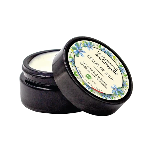 Crème De Jour Bio Aubépine Et Mélisse - Peau Mature - Savonnerie De La Chapelle - 50 ML 2 Crème De Jour Bio Aubépine Et Mélisse - Peau Mature - Savonnerie De La Chapelle - 50 ML – Image 2