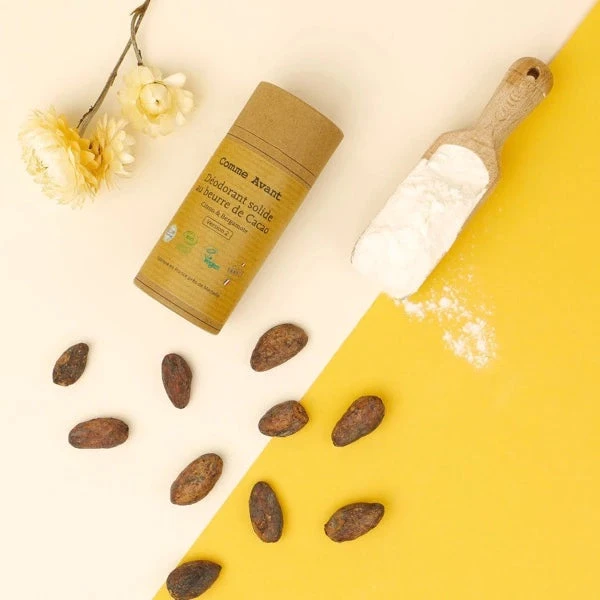 Déodorant Solide Bio - Citron & Bergamote - Au Beurre De Cacao - Comme Avant - 50g – Image 2
