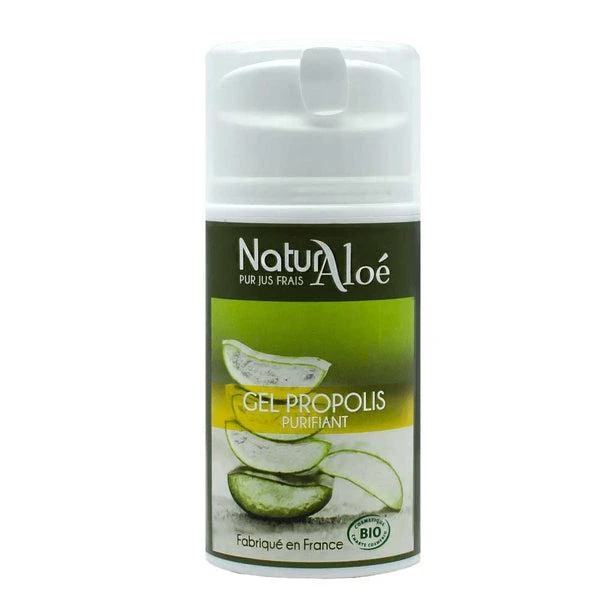 Gel Propolis Purifiant Bio - Gel Propolis Et Aloé Vera Bio - Peau Atopique - Naturaloé - 50 Ml 1 Gel Propolis Purifiant Bio - Gel Propolis Et Aloé Vera Bio - Peau Atopique - Naturaloé - 50 Ml