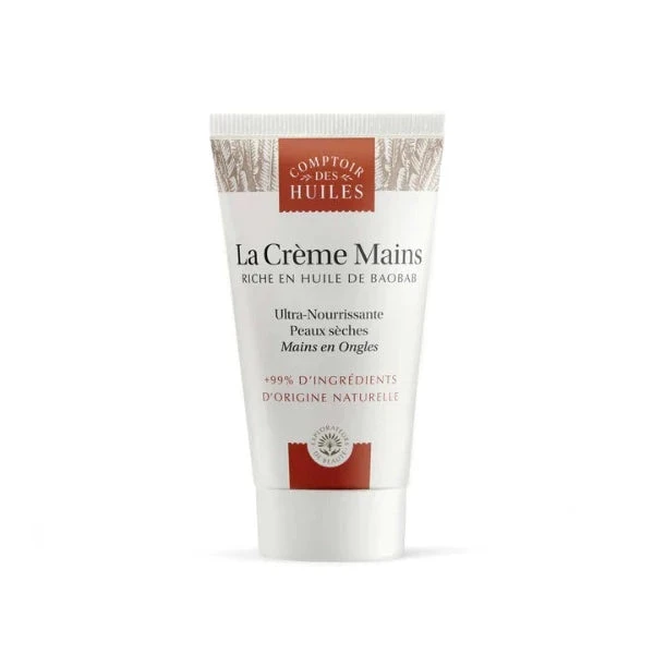 Crème Mains Bio Ultra-nourrissante - Huile De Baobab - Peau Sèche - Comptoir Des Huiles - 50 Ml 1 Crème Mains Bio Ultra-nourrissante - Huile De Baobab - Peau Sèche - Comptoir Des Huiles - 50 Ml