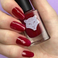 Vernis à Ongles Naturel Et Vegan - 207 Rouge Bordeaux - All Tigers - 11 Ml -XOXO Cosmetique Magasin Mainsvernis207
