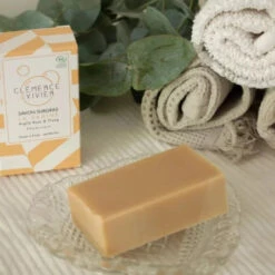 Savon Surgras Illuminant "La Vahiné" - Argile Rose & Ylang - Clémence & Vivien - 100 Gr -XOXO Cosmetique Magasin SavonLavahine ClemenceetVivien 4