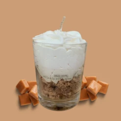 Bougie Végétale "Caramel" - Les Créations D'Alizéa - 160 Gr