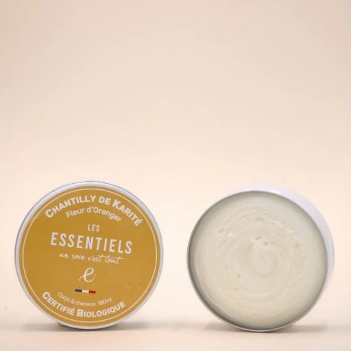 Chantilly De Karité - Fleur D'Oranger - Multi-usages - Savonnerie Les Essentiels - 180 ML -XOXO Cosmetique Magasin chantilly pour le corps