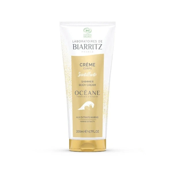 Crème Corps Scintillante Bio - Laboratoires De Biarritz - 200 ML 1 Crème Corps Scintillante Bio - Laboratoires De Biarritz - 200 ML
