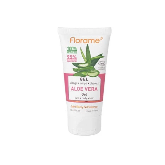 Gel D'Aloe Vera Bio - Visage, Corps Et Cheveux - Florame - 50 Ml 1 Gel D'Aloe Vera Bio - Visage, Corps Et Cheveux - Florame - 50 Ml