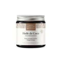 Huile De Coco Bio Nourrissante - Peau Et Cheveux Secs - Comptoir Des Huiles - 120 Ml