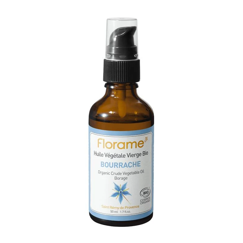 Huile Végétale De Bourrache Bio - Peau Mature - Florame - 50 Ml 1 Huile Végétale De Bourrache Bio - Peau Mature - Florame - 50 Ml