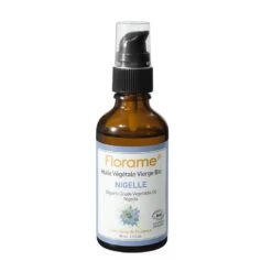Huile Végétale De Nigelle Bio - Peau Grasse / Cuir Chevelu Fragilisé - Florame - 50 Ml