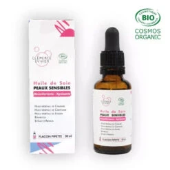 Huile De Soin Réconfortante Et Apaisante - Jojoba, Chanvre Et Carthame - Peaux Sensibles - Clémence & Vivien - 30 ML