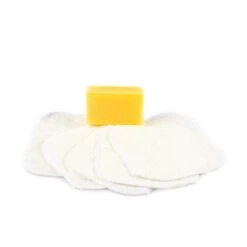 Lot De 5 Lingettes Lavables En Coton Bio - Oh Qu'il Est Bio ! - 14 Cm X 14 Cm