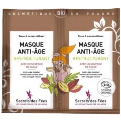 Masque Anti-âge - DIY - Secrets Des Fées - 2 Doses X 4,5 Gr