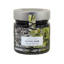 Savon Noir émollient Bio - Huiles D'olive Et De Laurier - Toute Peau - Tadé - 200g